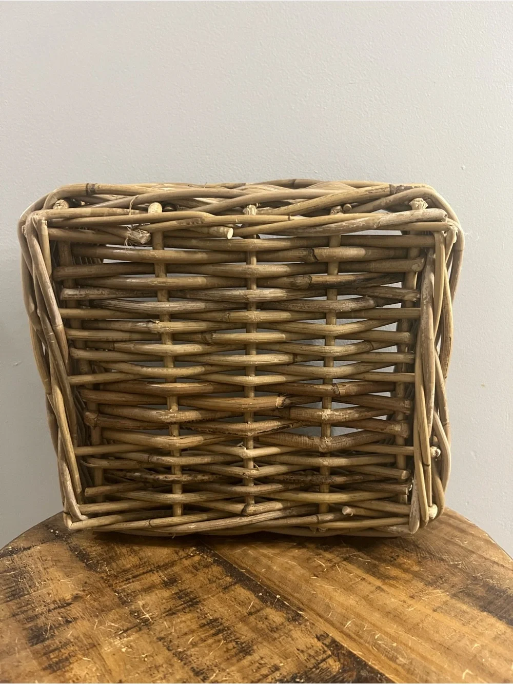 IKEA-BYHOLMA Basket, gray, 25x29x15 cm (9 ¾x11 ½x6 